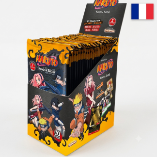 (FR) Naruto Mythos TCG – Display Case de Boosters Konoha Shidō : Set 1 - 2nd Edition (24 boosters par display, 12 display par case)